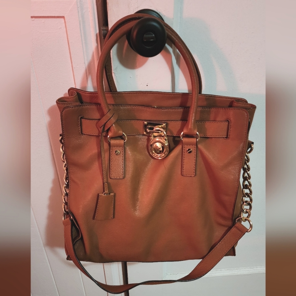 Michael Kors Hamilton Leather Bag